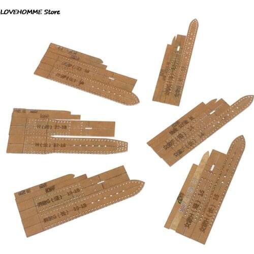 Special Design Transparent Acrylic Watch Strap Band Stencil Template DIY Leather Craft Tool