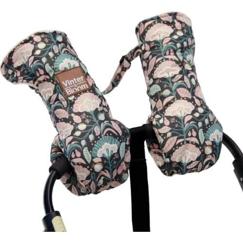 Winter pram hand muff baby carriage pushchair warm Fur Fleece hand cover buggy Clutch Cart Muff Gloves Stroller accessories