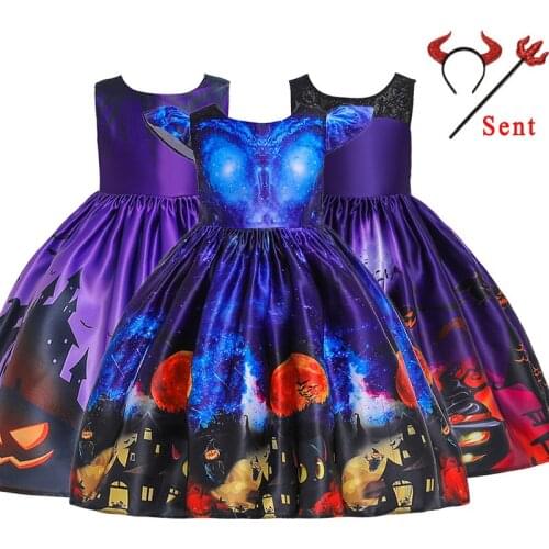 2020New Girls Dress Baby Girls Unicorn Dress Floral Tutu Dress Princess Halloween carnival Party Cospaly Dress for Girl clothing
