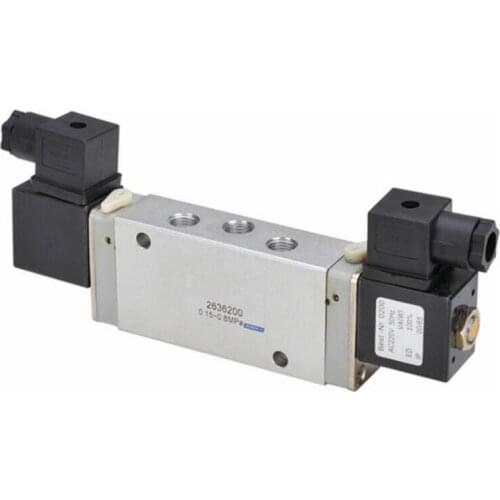 5/2 way Pillar type double electricity 6mm lastus rectum Herion series pneumatic air solenoid valve