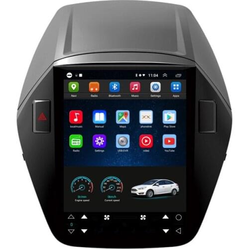 10.4" 8 core android 10 tesla style car radio auto stereo for Hyundai tucson ix35 2010-2016 navigation GPS DVD Multimedia Player