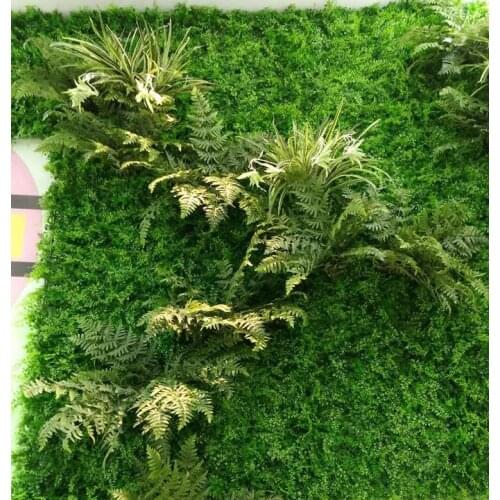 Simulation grass 40*60cm Plastic simulation lawn wall office company decoration simulation plant
