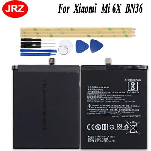 JRZ Xiaomi Mi 6X Phone Batteries