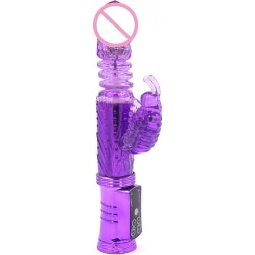 Multi Speed Vibration and Telescopic Butterfly Vibrators Female Masturbator G Spot Vibrator Massager Women Adult Sex Product