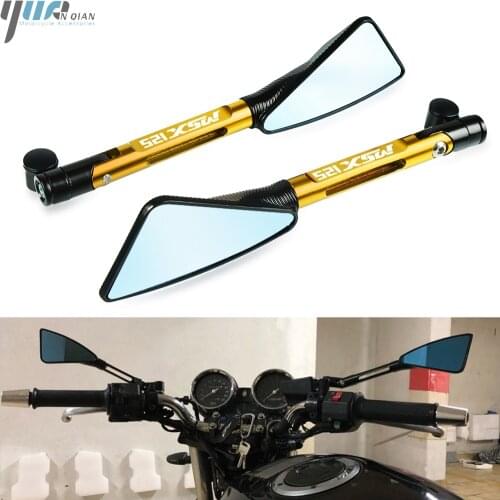 Motorcycle Aluminum Rear View Rearview Mirrors Side Mirror For HONDA GROM MSX 125 2014-2018 2015 2016 2017 GROM MSX125 with logo