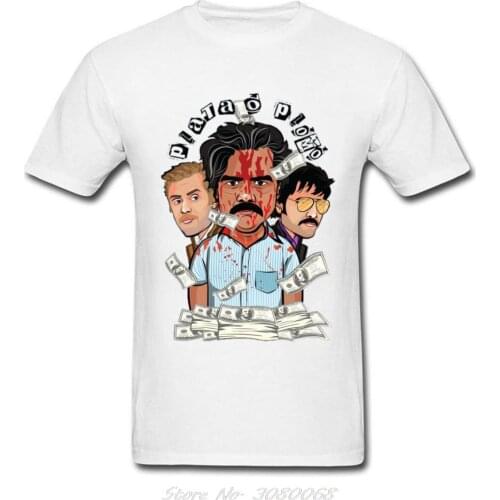 Pablo Escobar T Shirt Men Weed Mafia Scareface Luciano Capon Men Cotton Tees Plus Size Short Sleeve T-Shirt Sweatshirt