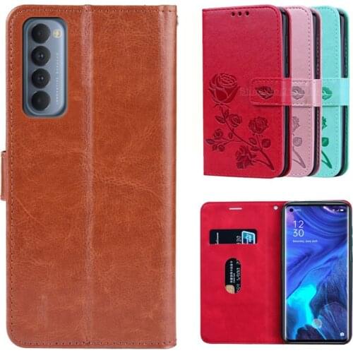 OPPO Reno 4 Pro Case Leather For OPPO Reno 2F Reno2 Z Flip Cover Phone Holster on Celular Oppo Reno 3 Vitality Pro Reno3 A etui