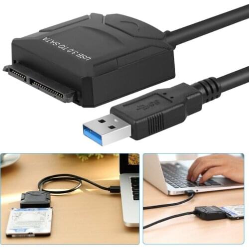 NEW USB 3.0 SATA 3 Cable Sata to USB Adapter Up to 6 Gbps Support 2.5 inches External SSD HDD Hard Drive 22 Pin Sata III Cable
