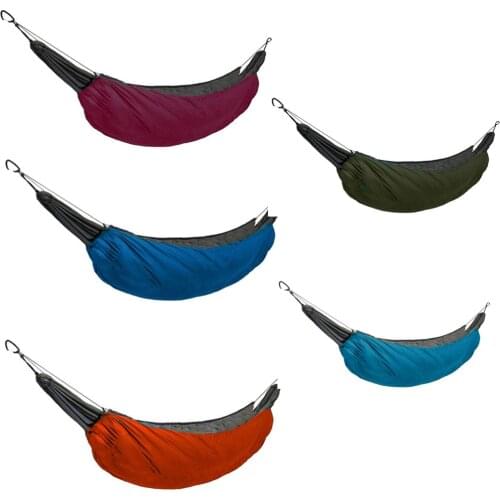 Portable Winter Outdoor Camping Hiking Travel Garden Picnic Nylon Hammock Cover Sleeping Bed Quilt, 5 Colors for Choose