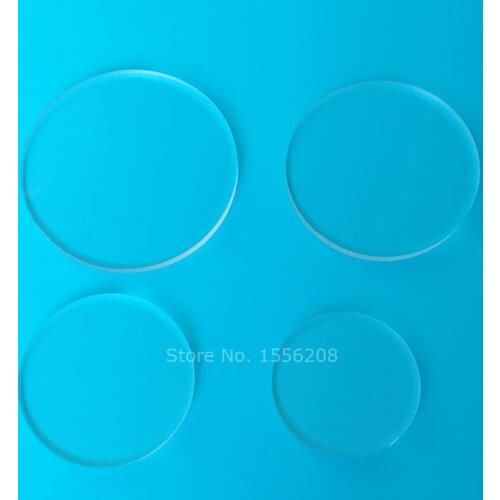 3mm thick blank clear acrylic discs beads plexiglass circle DIY accessories bulk laser cut different sizes