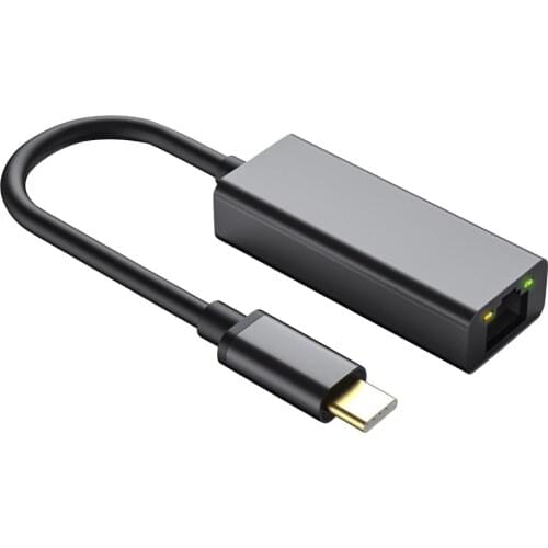 USB C Ethernet Network Adapter Type-C to RJ45 Lan Adapter for MacBook Pro 2018 iPad Pro/Air USB Gigabit Ethernet Network Card