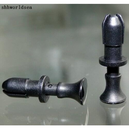 Shhworldsea Nylon Black Push-Type Retainer Front Bumper Clip Push Type Retainer