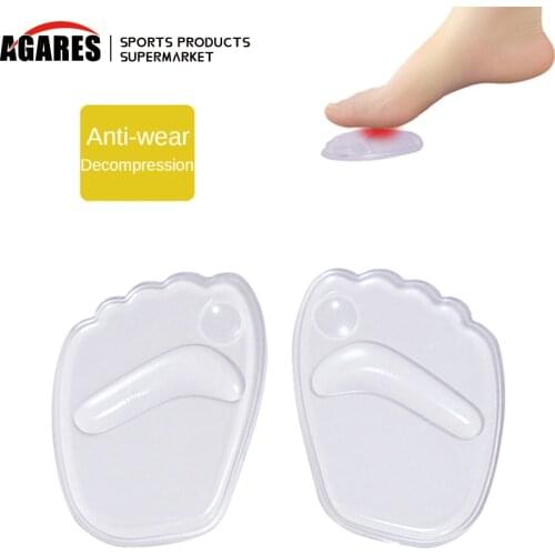 Silicone Gel Forefoot Insole Shoes Pads High Heel Soft Orthopedic Insole Anti-Slip Foot Protection Foot Cushions Pain Relief