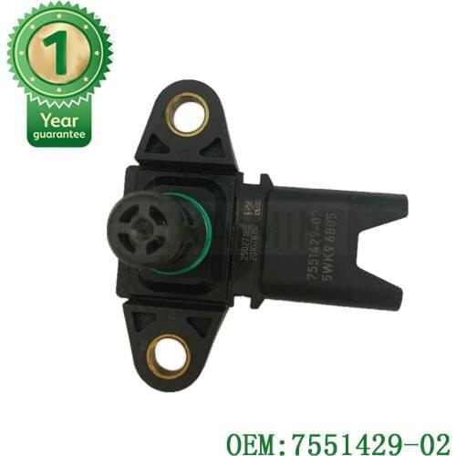 Top One!! OEM 7551429-02 7585493-02 13627585493 13627551429 7585493 Manifold Pressure MAP Sensor For BMW 335i-MAP 2007-2010