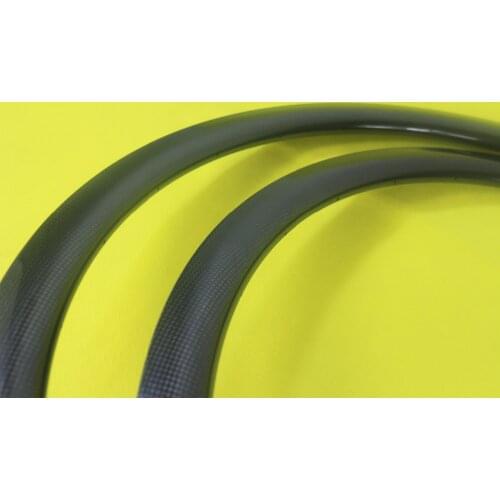 SALE 700C 38mm Clincher 25mm Width 3K Glossy 24H 28H 32H Cyclocross Bicycle Carbon Rims Internal Nipples Disc Brake System