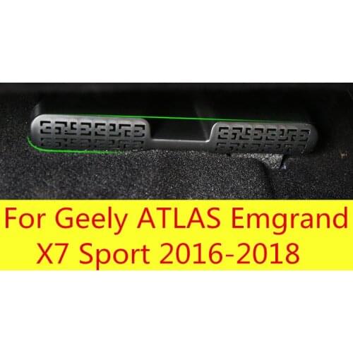 Under Seat Air Vent Outlet air conditioning Protective Cover Interior Accessories For Geely ATLAS Emgrand X7 Sport 2016-2018