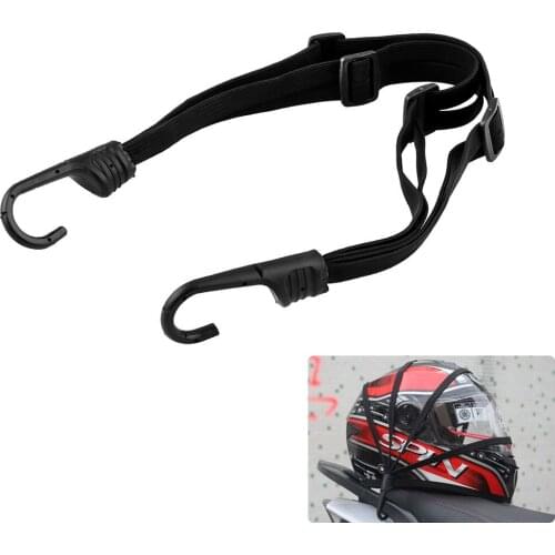 2 Hooks Motorcycles Moto Strength Retractable Helmet Luggage Elastic Rope Strap Luggage Mesh Web Bungee Cargo Net