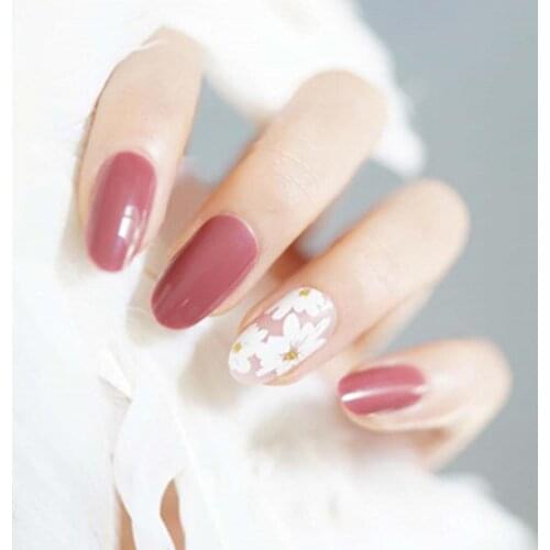 24Pcs/Set Nail Sticker Patch Fashion Detachable PVC Nail Art Sticker for Women Nails Decor Accessories Fashion Manicure Stickers