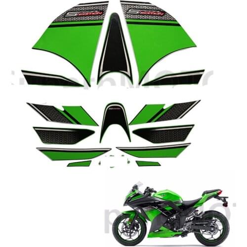 3M Stickers Decal for Ninja300 Ninja 300 2013 2014 Fairing Sticker Whole Car Sticker