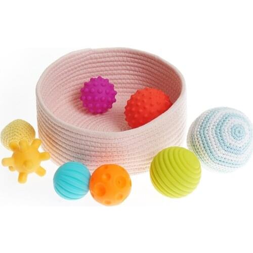 Textured Multi Ball Set Montessori Sensory Materials Gift for Newborn Developmental Toys for Baby 5~12 Months Early Educational