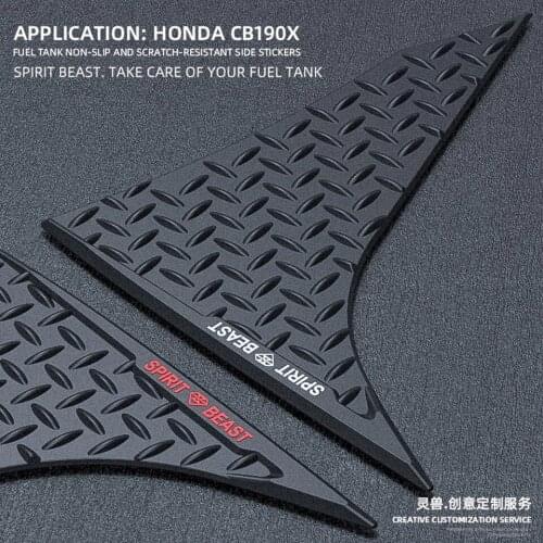 Spirit Beast Motorcycle Fuel tank stickers Non-slip Sticker side fuel tank Scratch resistant Protector pad For Honda CB190X