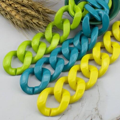 Candy Color round shape resin strap For Handbag bag clear design elegant lady shoulder bag belt Acrylic easy matching bag belts