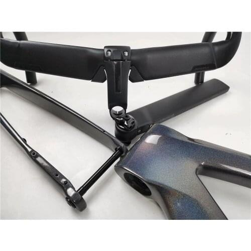 1:1 Model VEN GE Carbon Road Bike Frame includes Handlebar + Stem + Fork + Seatpost + headset + clamp + front Rear thru-axle