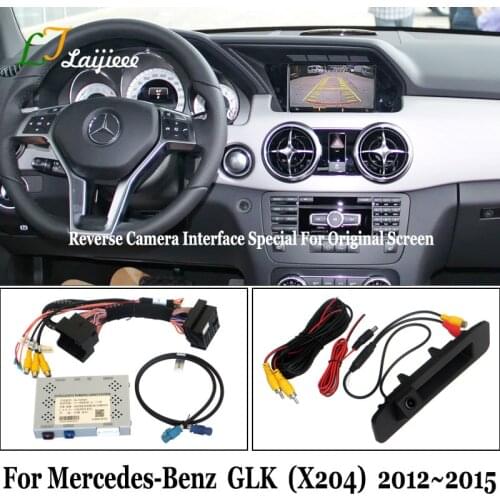 For Mercedes Benz GLK X204 2012~2015 HD Reverse camera kit / DIY Rear View Parking Camera Update OEM Screen No Need Programming