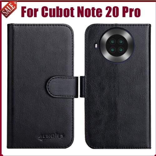Hot! Cubot Note 20 Pro Case 6.5" Fashion 6 Colors Flip Soft Leather Wallet Protective Cover For Cubot Note 20 Pro Case Phone Bag