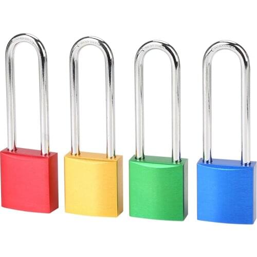 Best Quality OEM Master Key Aluminum Safety Padlock in Lock Steel Shackle Color Body