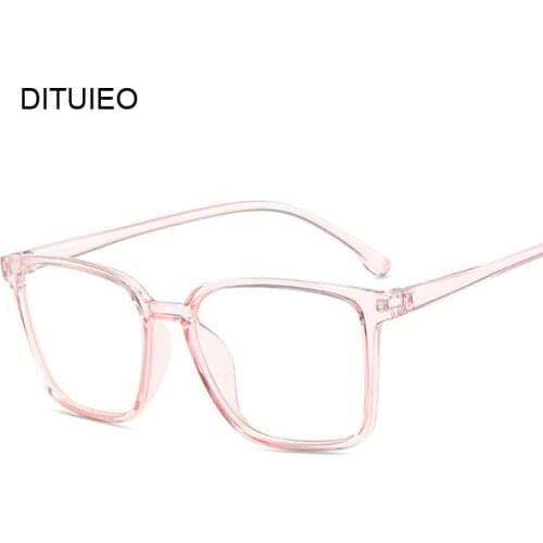 Optical Clear Glasses Frame Men Women Vintage Square Eyeglasses Fake Glass Retro Handmade Clear Lens Transparent Glasses