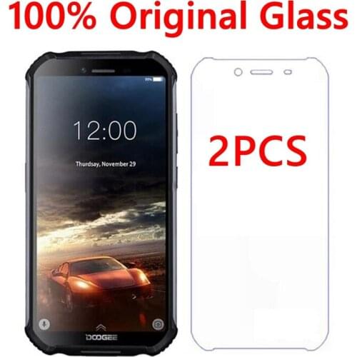 2PCS 100% Full Glue Original Tempered Glass For Doogee S40 Proective Film 9H Explosion-proof Screen Protector For Doogee S40 Pro