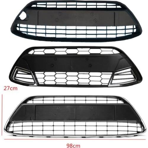 Front Bumper Grill Lower Grille Fit For Ford Fiesta 2009 2010 2011 2012 Hatchback Sedan