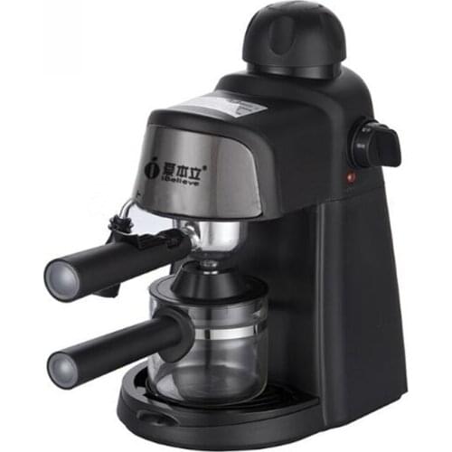 Italian Coffee Machine Semi-automatic Steam 5 Bar Pump Pressure Household Commercial Electric Milk Frother CM6810