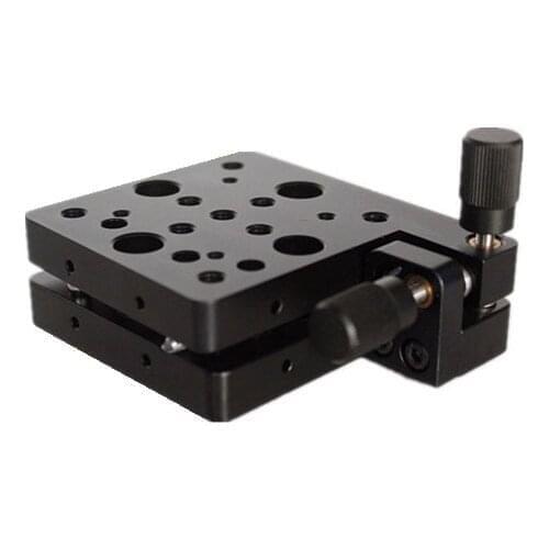 Precision Rotary Tilt Table Thread Secondary Angle Stage Optical Rotation Angle Platform 73*68mm