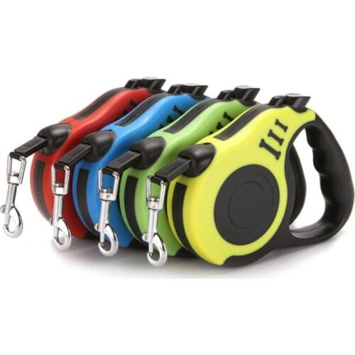 3m 5m Durable Leash Automatic Retractable Nylon Cat Lead Extension Puppy Walking Running Lead Roulette For Dogs