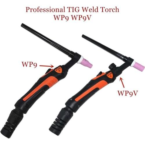 Professional WP9 TIG Torch 120A GTAW Gas Tungsten Arc Welding Gun Argon Air Cooled WP9V Gas Valve TIG Welding Torch