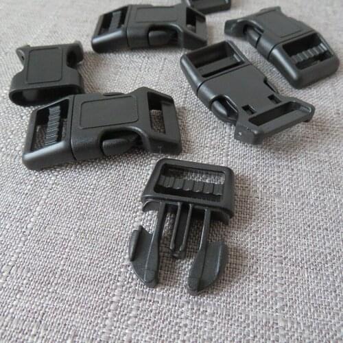 20pcs/Lot For 15mm 20mm 25mm Webbing Plastic Belt buckle for bag Pet dog collar paracord backpack strap webbing Clasp Accessory