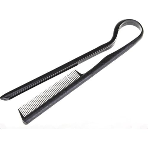 1PC Useful Hair Straighten Salon Comb Hairdressing Smooth Tool Hold Tongs Hair Styling Tools for Women Hair Brush Straightener