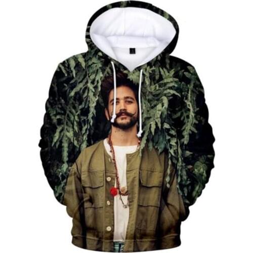 Singer Camilo Echeverry 3D Print Oversized Women/Men Hoodies Sweatshirt Street Hip Hop Fashion Casual Tracksuit Pullover Clothes