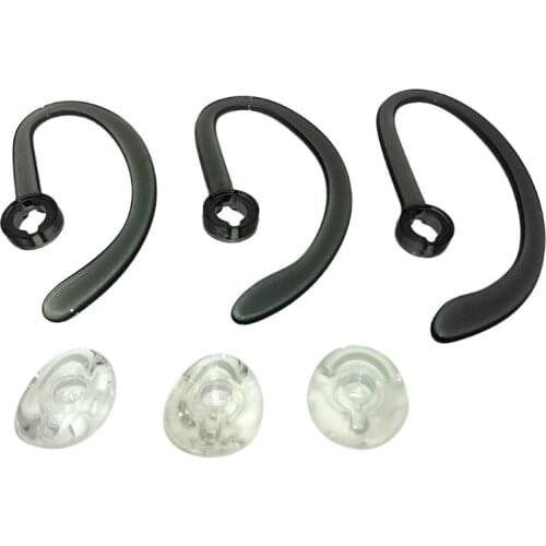 Ear Tips + Ear Hook Loops + Foam Spare Fit for plantronics- CS540 Savi W440 W740