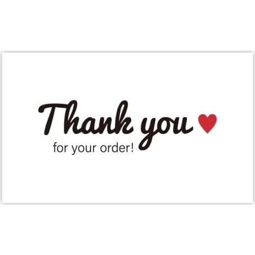 Businesses 30Pcs Thank You Cards Copperplate Paper Thank You Gift Packaging English Five-star Card Praise Label For Small Shop