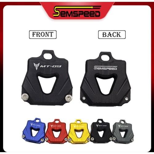 For Yamaha MT 09 FZ09 FJ-09 XSR900 MT-09 TRACER 2014-2020 Motorcycle Key Cover Case Protection key holder shell with logo MT-09