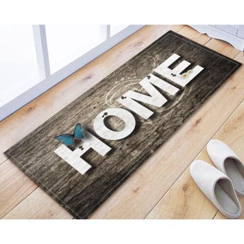 Kitchen Mat Entrance Doormat For Living Room Bathroom Bedside Floor Mat Home Decor Non-Slip Long Print Washable Modern Carpet