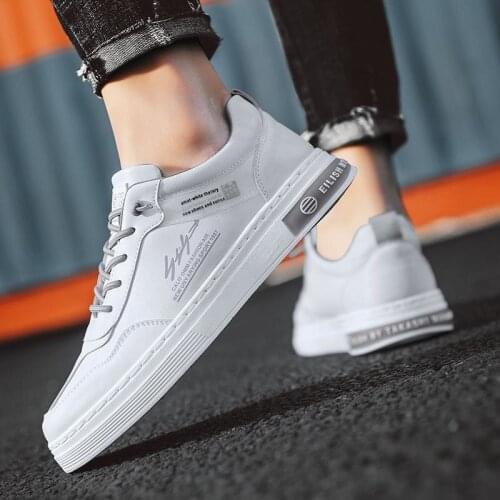 Men Shoes Sneakers 2021 Summer New Mens Shoes Sports White Board Shoes Leather White Shoes Zapatillas Hombre Chaussure Homme