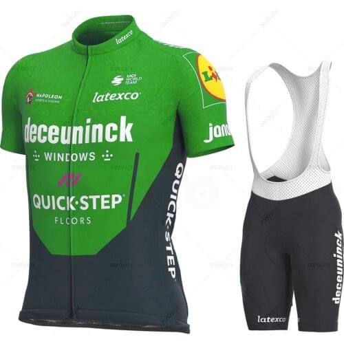 Quick Step Deceuninck 2021 New Team Cycling Jersey Suit Shirts Bike Set MTB Ciclismo Ropa Jacket Bib Shorts Maillot Bicycle Kit