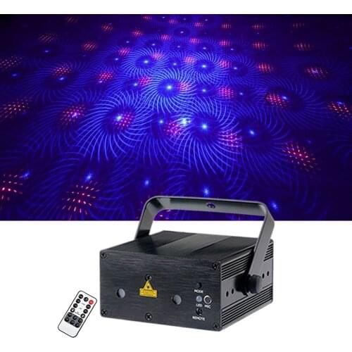 Sharelife Portable Remote Control Blue Red&Green RGB Laser Mixed effect Light DJ Gig Party Home Show System Stage Lighting L12R