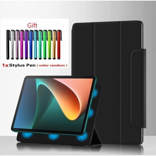 Slim Smart Stand Shell For Xiaomi MiPad 5/MiPad 5 Pro 11 inch 2021 Tablet Cover Strong Magnetic Adsorption Protector Case+Pen