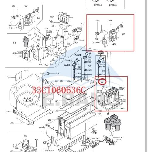 Fuji Frontier 550/570 Minilab Spare Part Replenisher Pump 33C1060636C 33C1060636