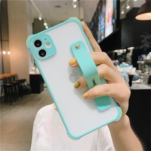 Wristband Camera Protector Case For OPPO Find X2 Lite Matte PC Cover for Realme XT 6 7 Pro C3 X2 Pro X7 C25 C11 C15 C20 C21 X3